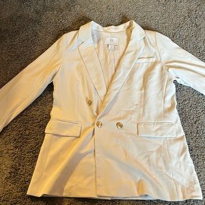 White Oversized Blazer
